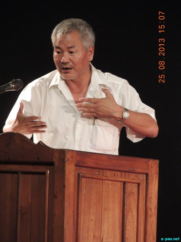Official Book Launch of Prof Soyam Lokendrajit's 'Who Is A Terrorist?' at JN Manipur Dance Academy  :: 25 August 2013