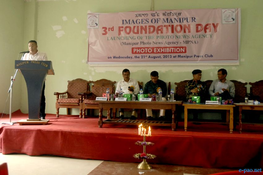 3rd Foundation Day of 'Images of Manipur' and  'Manipur Photo News Agency (MPNA)' launched  :: 21 August 2013