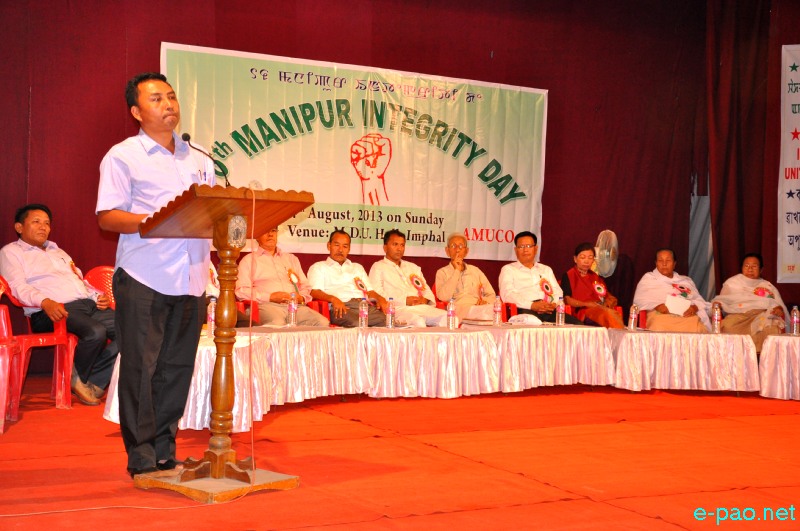 16th Manipur Integrity Day observed by All Manipur United Clubs' Organisation (AMUCO) at MDU Hall  :: 04 August 2013