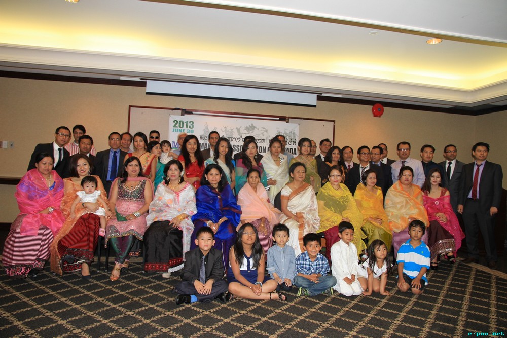 A group photo of Second Biennial Convention of the Manipuri Association of Canada 2013