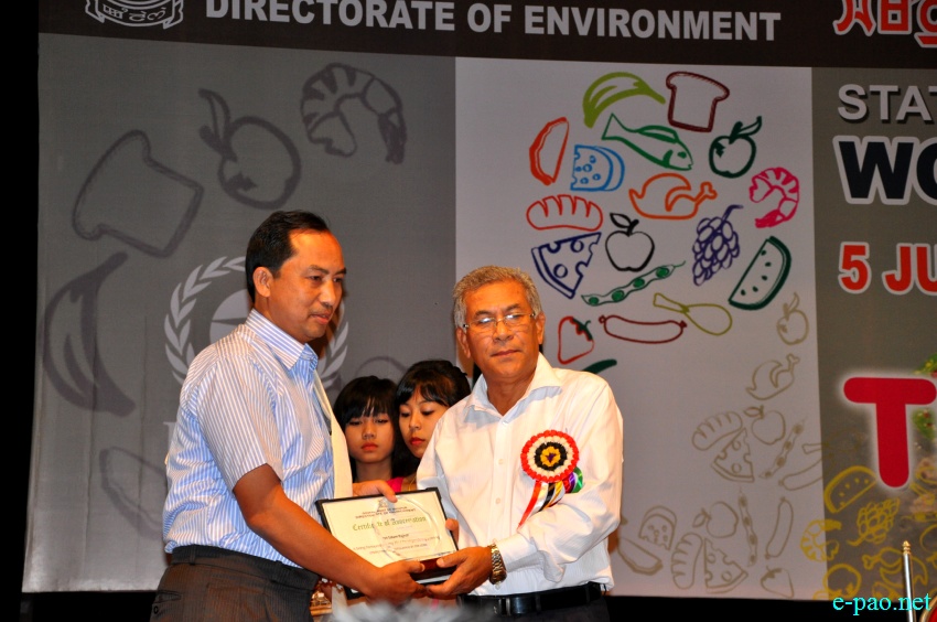 State Level observance of World Enviroment Day at MFDC, Imphal  :: 5 June 2013