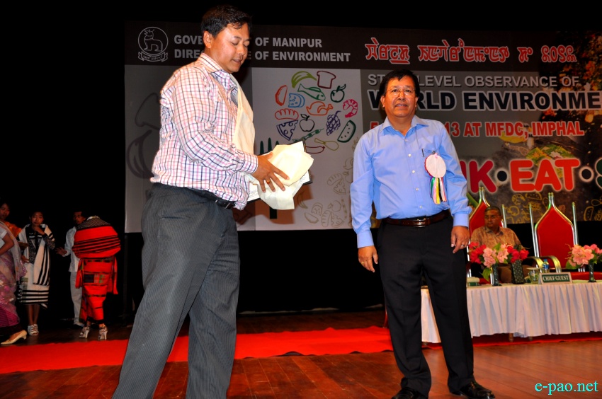 State Level observance of World Enviroment Day at MFDC, Imphal  :: 5 June 2013