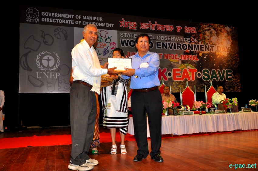 State Level observance of World Enviroment Day at MFDC, Imphal  :: 5 June 2013