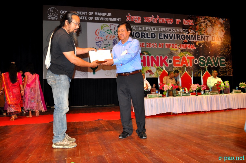 State Level observance of World Enviroment Day at MFDC, Imphal  :: 5 June 2013