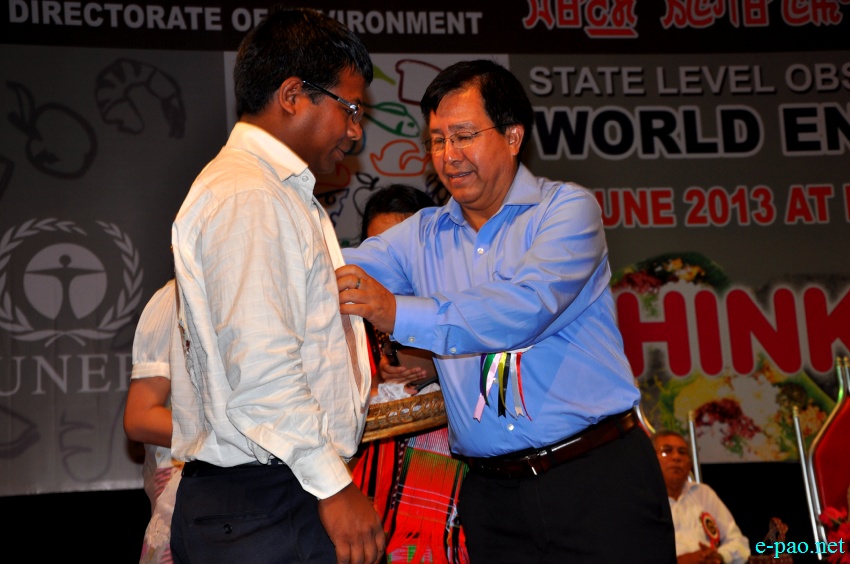 State Level observance of World Enviroment Day at MFDC, Imphal  :: 5 June 2013