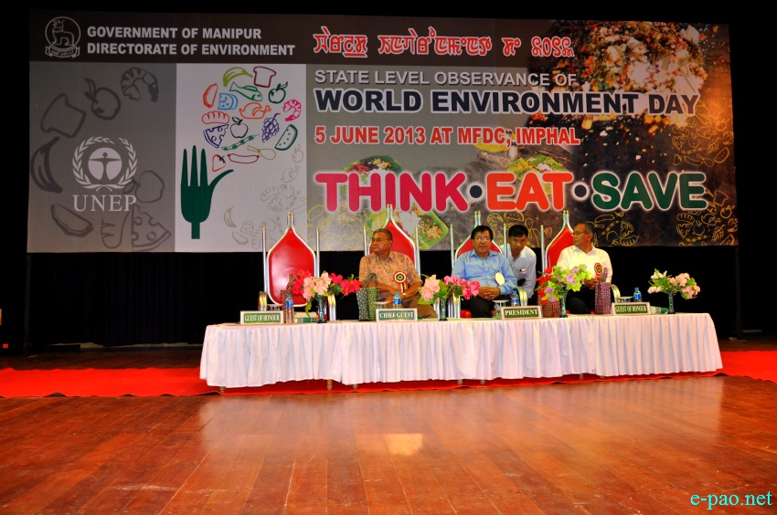 State Level observance of World Enviroment Day at MFDC, Imphal  :: 5 June 2013