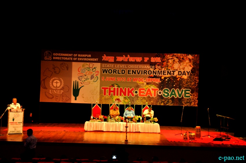 State Level observance of World Enviroment Day at MFDC, Imphal  :: 5 June 2013