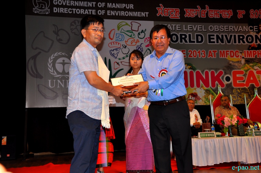State Level observance of World Enviroment Day at MFDC, Imphal  :: 5 June 2013