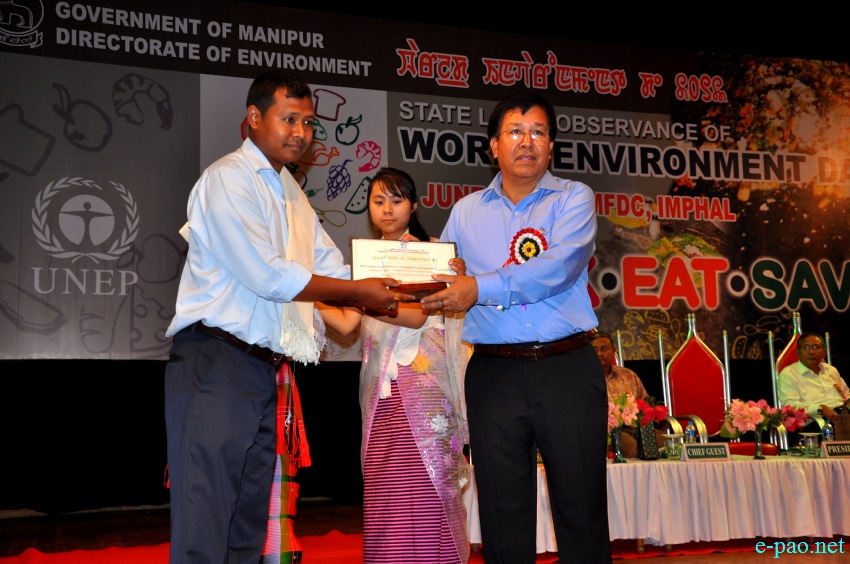 State Level observance of World Enviroment Day at MFDC, Imphal  :: 5 June 2013