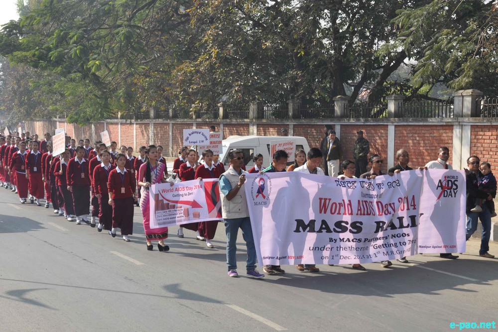 World AIDS Day - 2014  at 1st MR Parade Ground, Imphal :: 1st December 2014