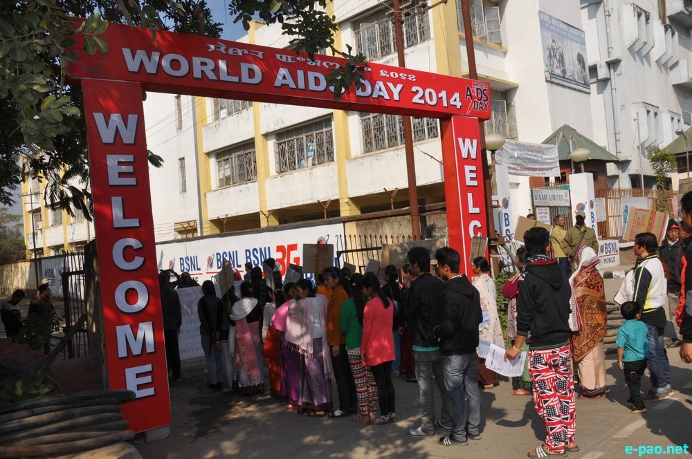 World AIDS Day - 2014  at 1st MR Parade Ground, Imphal :: 1st December 2014