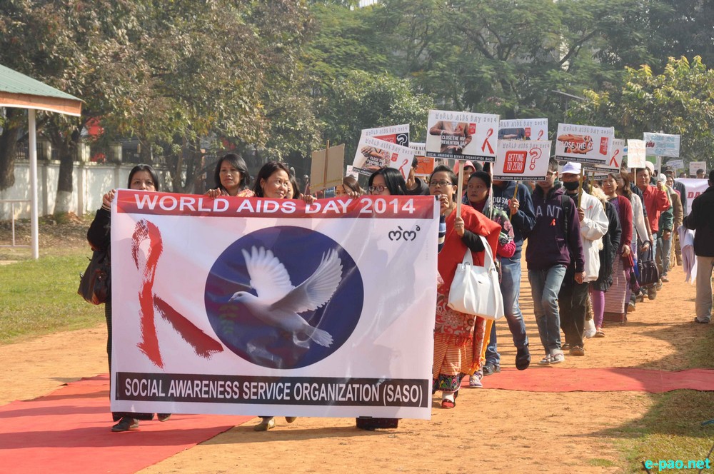 World AIDS Day - 2014  at 1st MR Parade Ground, Imphal :: 1st December 2014