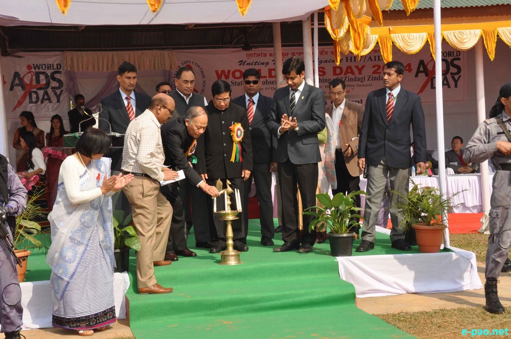 World AIDS Day - 2014  at 1st MR Parade Ground, Imphal :: 1st December 2014