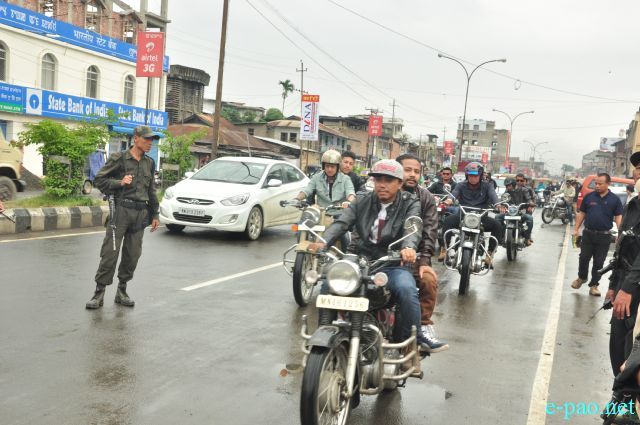 Show room of Royal Enfield bike inaugurated at Sanamahi Motors, Singjamei Chongtham Leikai :: 11 June 2014