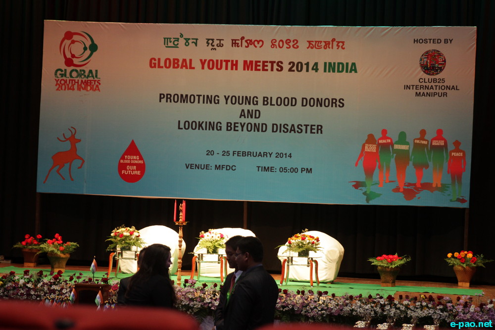 Global Youth Meets 2014, organized by The Club25 International Manipur at Imphal :: 20-25 Feb 2014