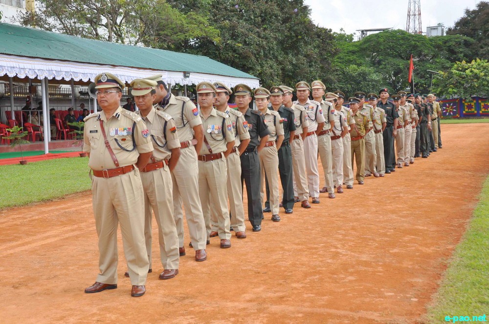 123rd Raising day of Manipur Police at parade ground of 1st battalion Manipur Rifles :: Oct 19 2014
