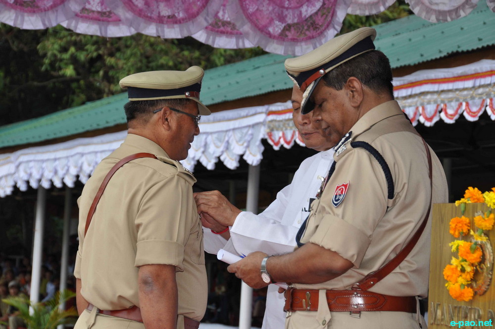 123rd Raising day of Manipur Police at parade ground of 1st battalion Manipur Rifles :: Oct 19 2014