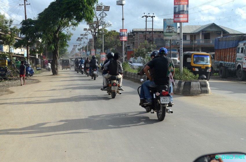 Royal Rider Manipur : 2nd pre-ride for the 6th North East Rider Meet:: 20th September 2014