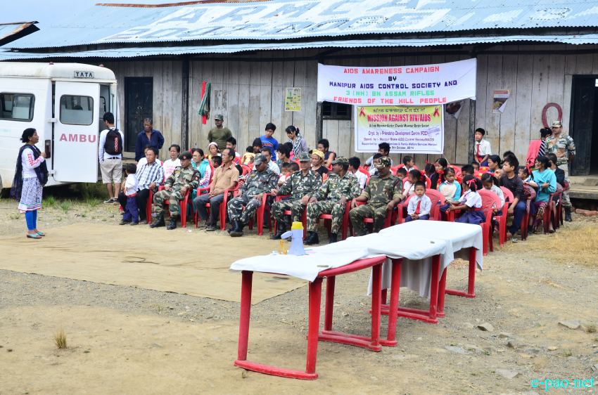 HIV/AIDS Awareness Campaign organized at Sehlon village in Chandel District  :: October 6 2014