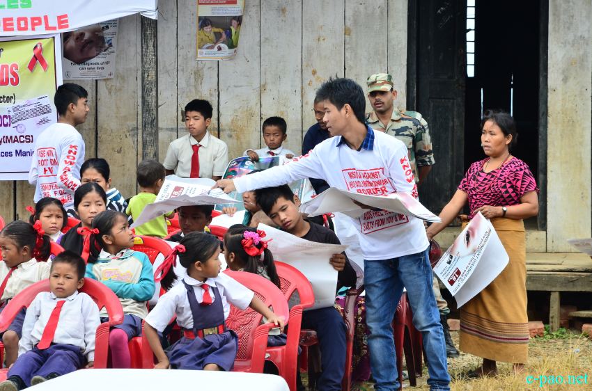 HIV/AIDS Awareness Campaign organized at Sehlon village in Chandel District  :: October 6 2014