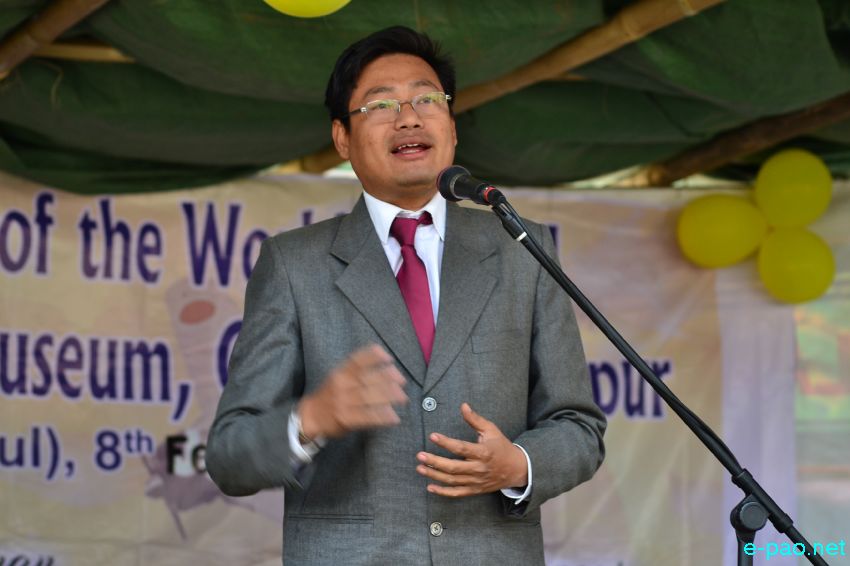 Handing over Function of an aircraft engine of World War II era at Konsakhul, to Imphal War Museum :: 8 February 2014
