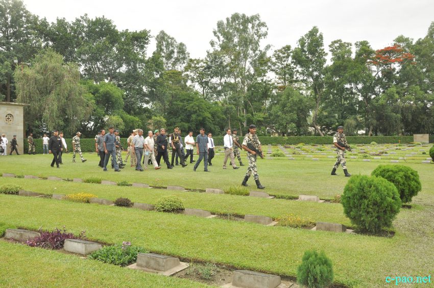 Commemoration of 70th Anniversary, Battle of Imphal (WW II) at  Indian War Cemetery, Deulalane  :: 27th June 2014