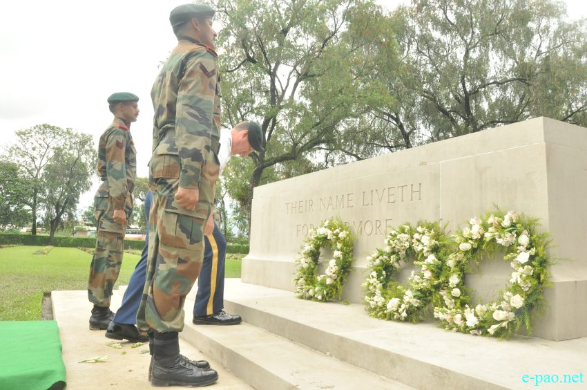 Commemoration of 70th Anniversary, Battle of Imphal (WW II) at  Indian War Cemetery, Hatta  :: 27th June 2014