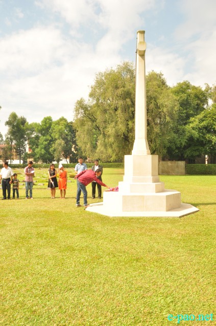 Remembrance Sunday observed at Imphal War Cemetery  :: November 9 2014