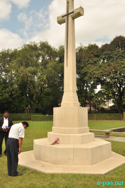 Remembrance Sunday observed at Imphal War Cemetery  :: November 9 2014