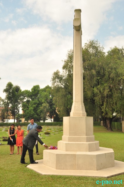 Remembrance Sunday observed at Imphal War Cemetery  :: November 9 2014