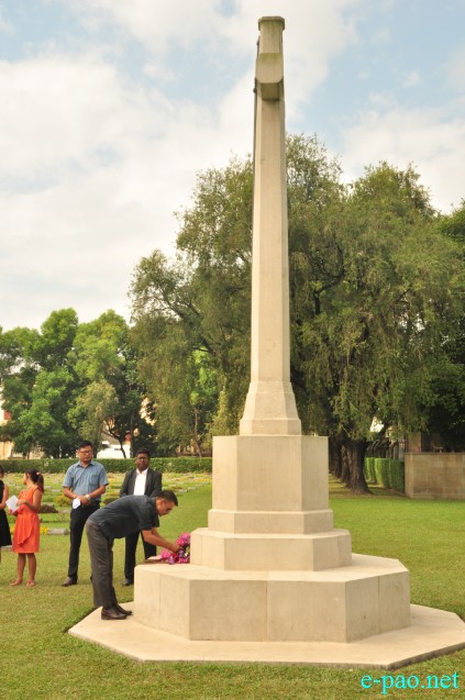 Remembrance Sunday observed at Imphal War Cemetery  :: November 9 2014