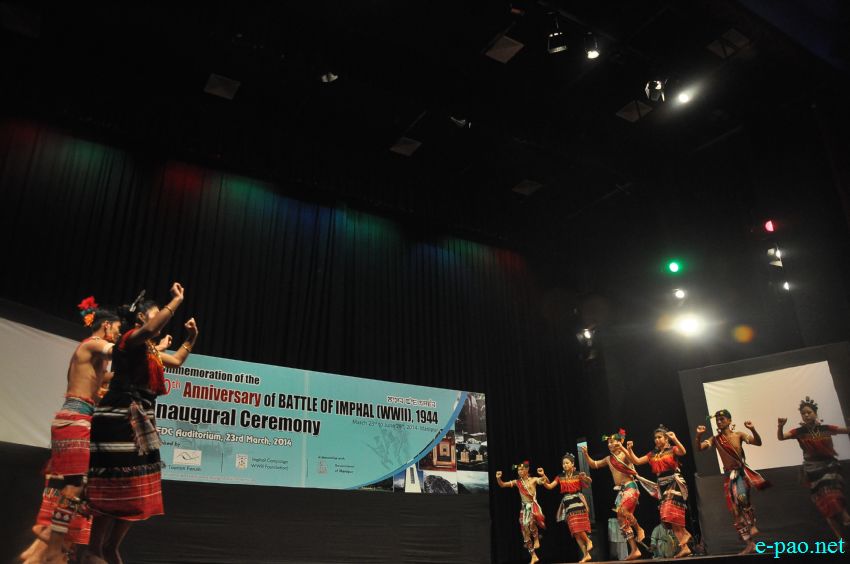 Kabui Dance : 70th Anniversary of Battle of Imphal (WWII), 1944 , performed at MFDC Auditorium, Imphal :: 23 March 2014