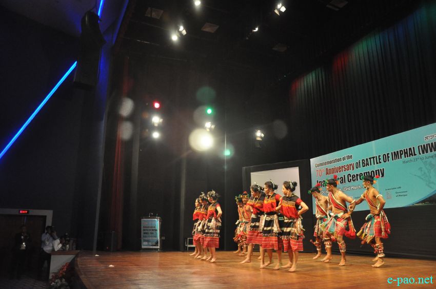 Kabui Dance : 70th Anniversary of Battle of Imphal (WWII), 1944 , performed at MFDC Auditorium, Imphal :: 23 March 2014