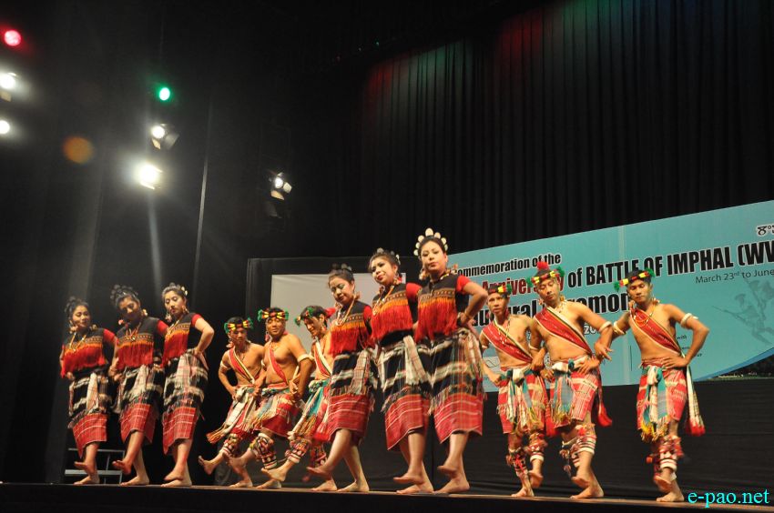 Kabui Dance : 70th Anniversary of Battle of Imphal (WWII), 1944 , performed at MFDC Auditorium, Imphal :: 23 March 2014