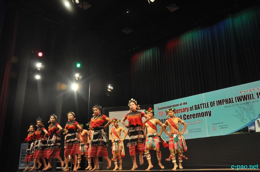 Kabui Dance : 70th Anniversary of Battle of Imphal (WWII), 1944 , performed at MFDC Auditorium, Imphal :: 23 March 2014