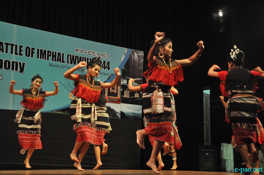 Kabui Dance : 70th Anniversary of Battle of Imphal (WWII), 1944 , performed at MFDC Auditorium, Imphal :: 23 March 2014