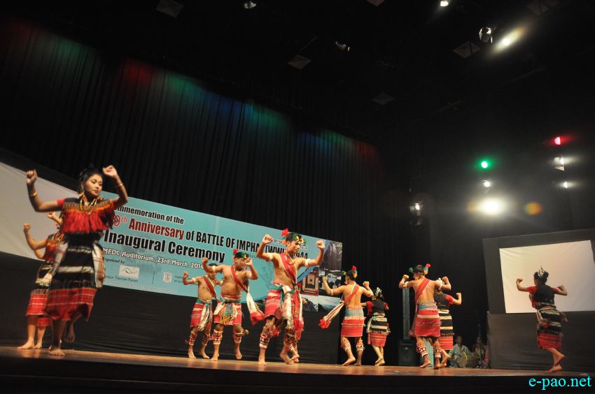 Kabui Dance : 70th Anniversary of Battle of Imphal (WWII), 1944 , performed at MFDC Auditorium, Imphal :: 23 March 2014