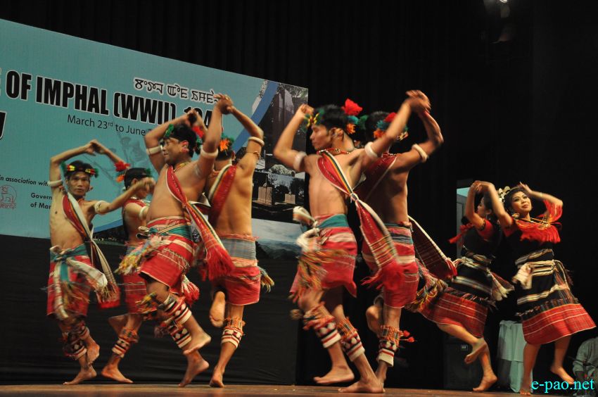 Kabui Dance : 70th Anniversary of Battle of Imphal (WWII), 1944 , performed at MFDC Auditorium, Imphal :: 23 March 2014