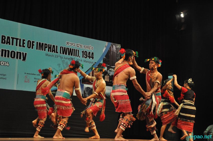 Kabui Dance : 70th Anniversary of Battle of Imphal (WWII), 1944 , performed at MFDC Auditorium, Imphal :: 23 March 2014