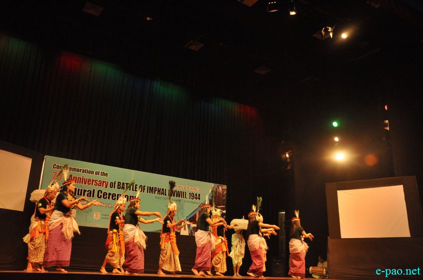 Khamba Thoibi Dance : 70th Anniversary of Battle of Imphal (WWII), 1944 , performed at MFDC Auditorium, Imphal :: 23 March 2014