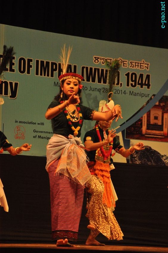 Khamba Thoibi Dance : 70th Anniversary of Battle of Imphal (WWII), 1944 , performed at MFDC Auditorium, Imphal :: 23 March 2014