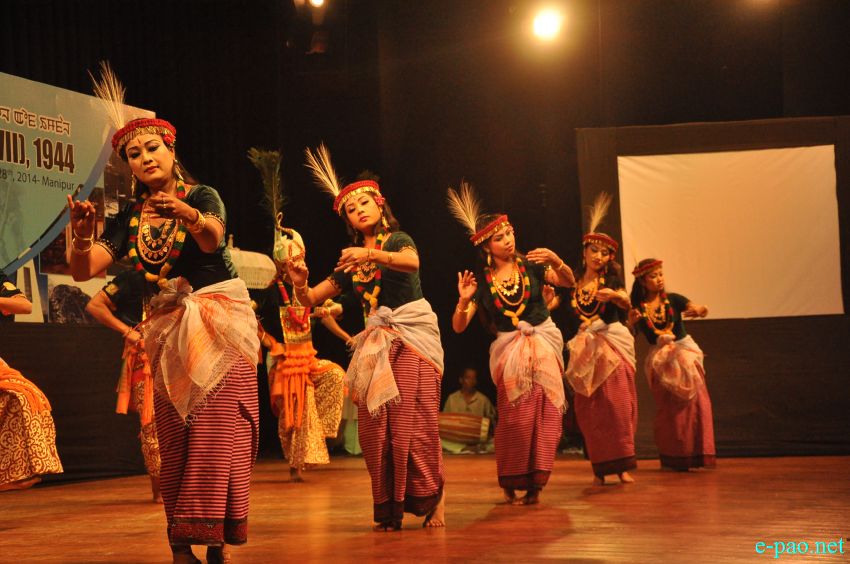 Khamba Thoibi Dance : 70th Anniversary of Battle of Imphal (WWII), 1944 , performed at MFDC Auditorium, Imphal :: 23 March 2014