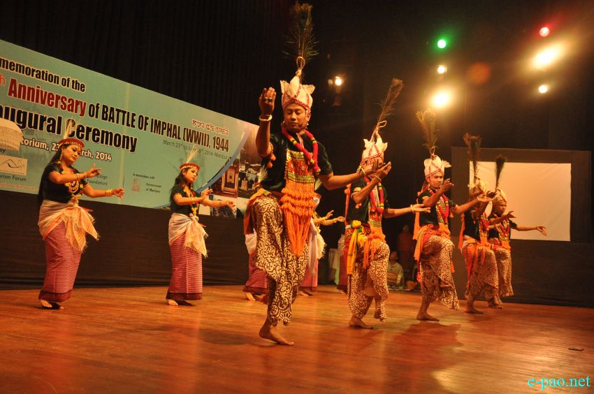 Khamba Thoibi Dance : 70th Anniversary of Battle of Imphal (WWII), 1944 , performed at MFDC Auditorium, Imphal :: 23 March 2014