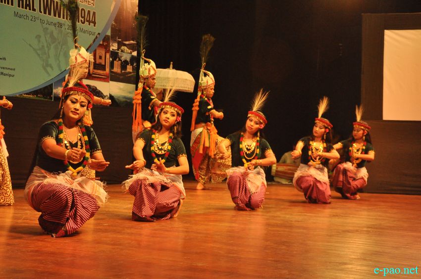 Khamba Thoibi Dance : 70th Anniversary of Battle of Imphal (WWII), 1944 , performed at MFDC Auditorium, Imphal :: 23 March 2014