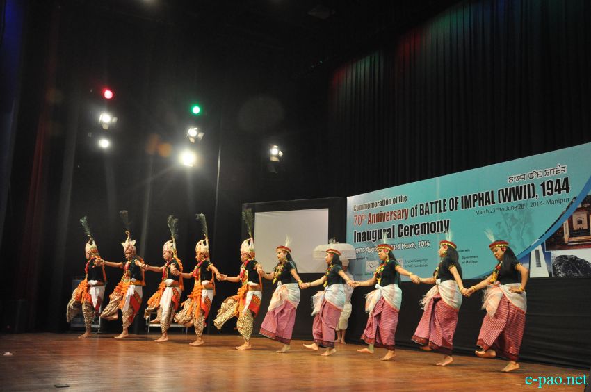Khamba Thoibi Dance : 70th Anniversary of Battle of Imphal (WWII), 1944 , performed at MFDC Auditorium, Imphal :: 23 March 2014