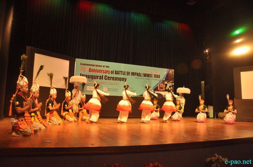 Khamba Thoibi Dance : 70th Anniversary of Battle of Imphal (WWII), 1944 , performed at MFDC Auditorium, Imphal :: 23 March 2014
