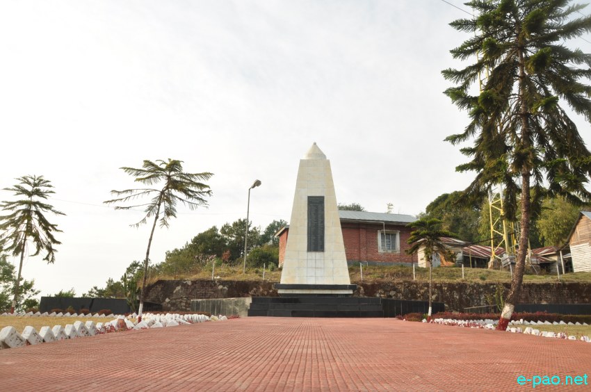 Shangshak War Memorial (Lungshang is one miles north east of Shangshak Village, Ukrhul) :: 4 March 2014