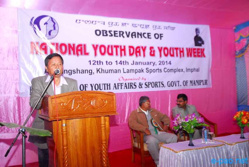 National Youth Day & Youth Week 2014 at Khuman Lampak kangshang, Imphal  :: 12 January 2014