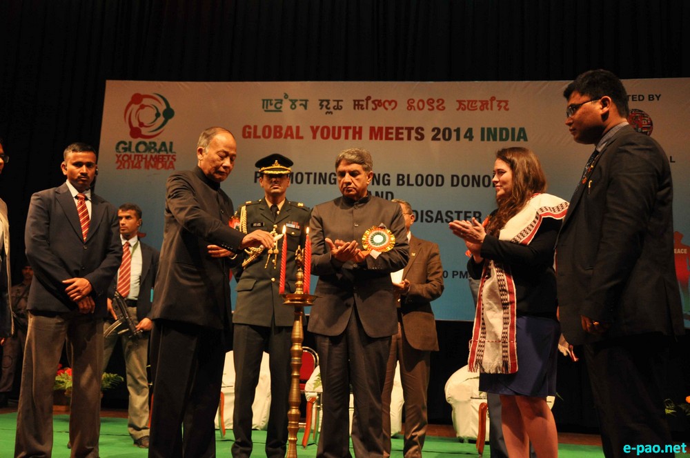 Inaugural Function of Global Youths  Meet 2014, India at MFDC Auditorium, Imphal :: 20 February 2014