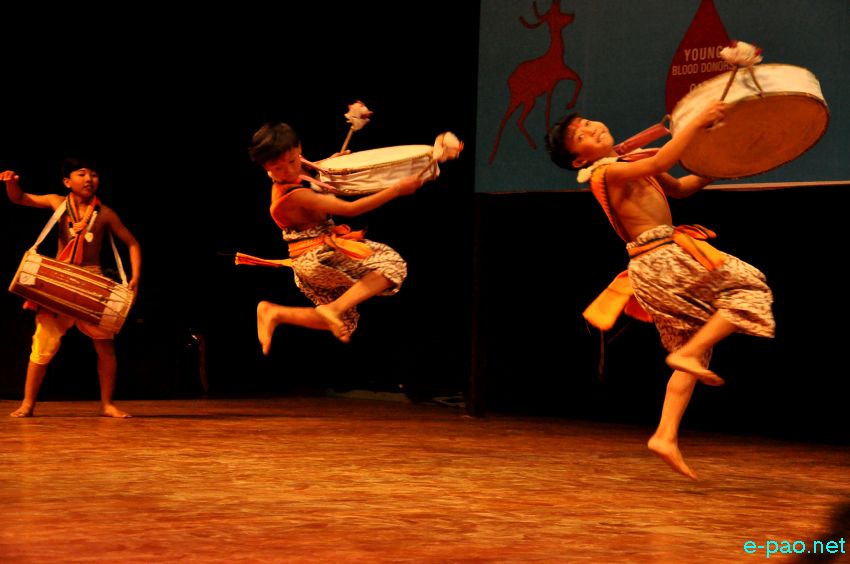 Dhol and Pung Chollom at Global Youths  Meet 2014, India at MFDC Auditorium, Imphal :: 20 Feb 2014